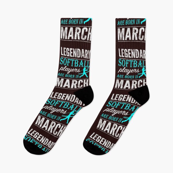 Item preview, Softball Legend are born in  March gift designed and sold by LGamble12345.