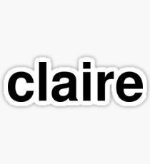 claire Sticker