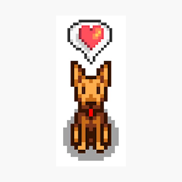 Item preview, Stardew Valley Happy Dog 2 designed and sold by r9440.