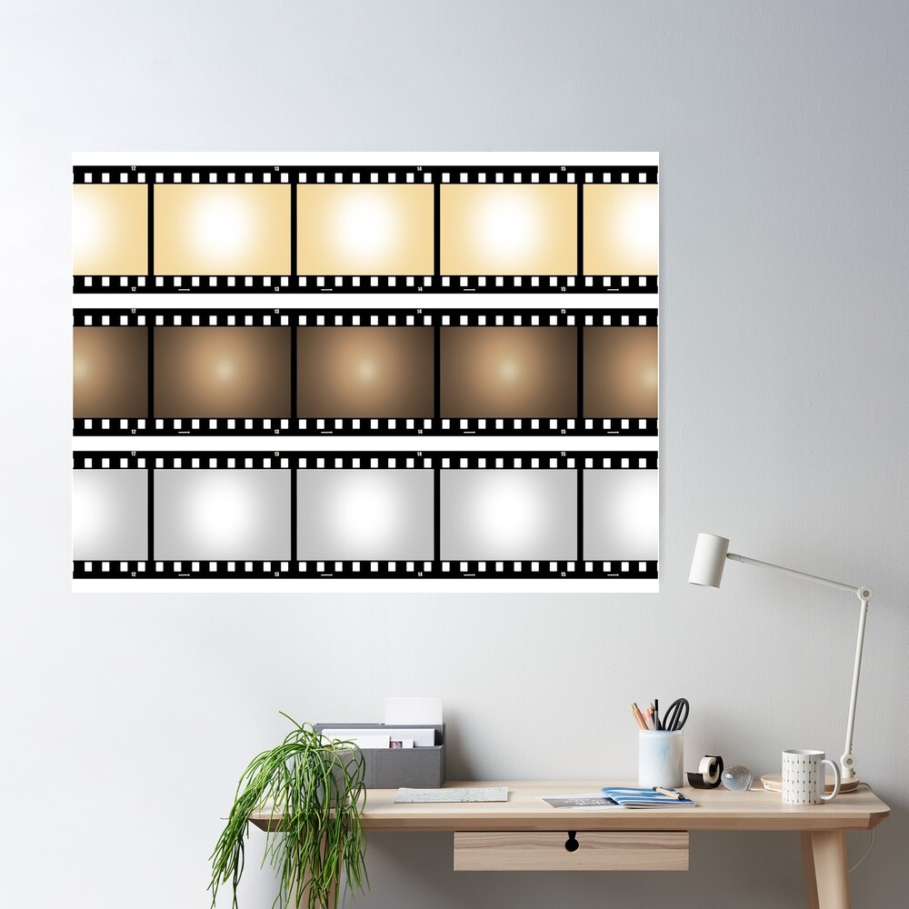 Movie Film Frame Sticker 10pcs