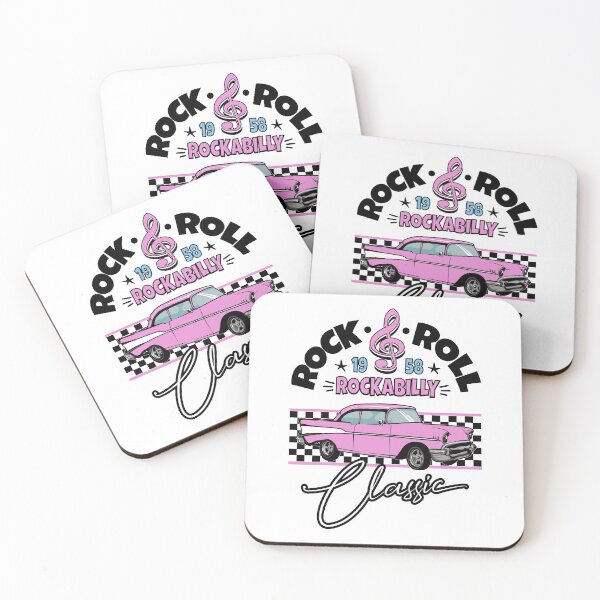 Item preview, Rockabilly Music Pink Sock Hop Dance Classic Rock and Roll 1950s 50s Doo Wop Fifties designed and sold by MemphisCenter.