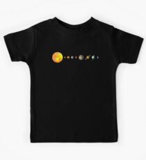Camiseta para niños El sistema solar