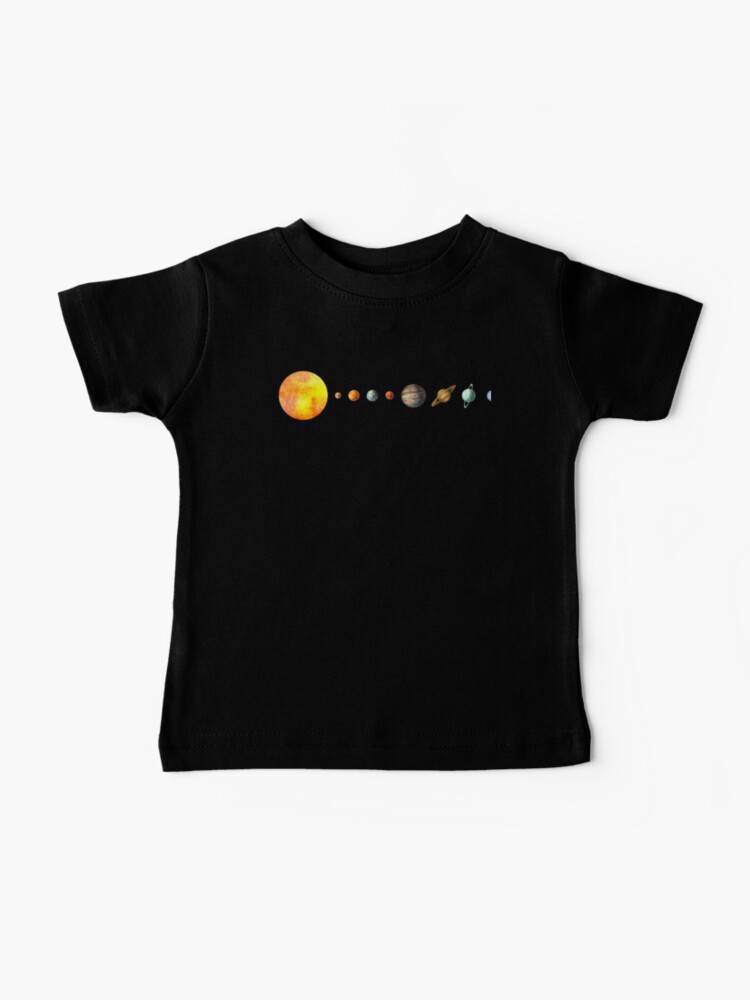 Thumbnail 1 of 2, Baby T-Shirt, The Solar System designed and sold by Terry  Fan.