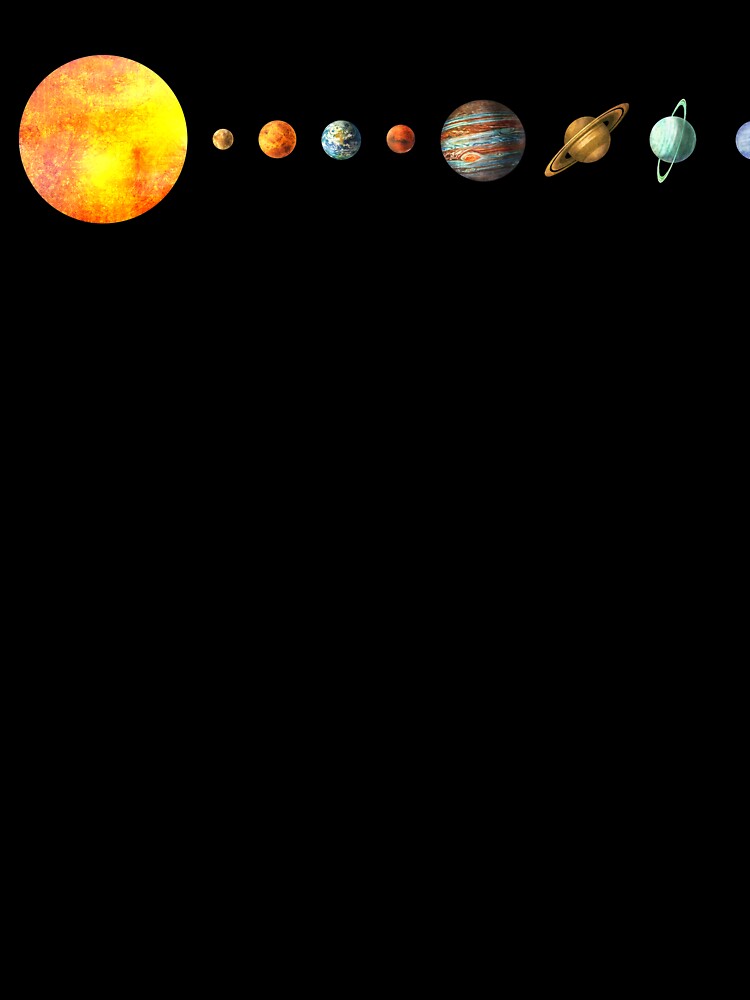Thumbnail 2 of 2, Baby T-Shirt, The Solar System designed and sold by Terry Fan.