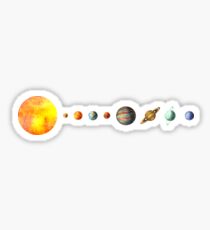 The Solar System Sticker