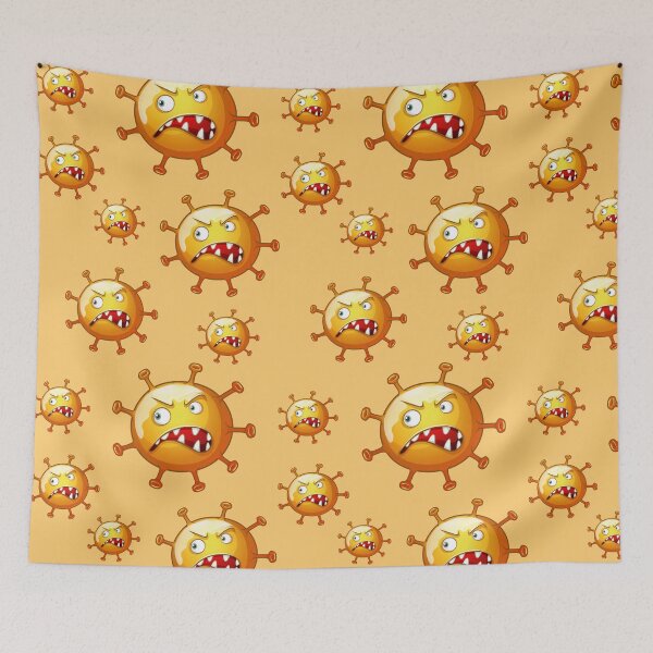 Item preview, Angry Corona Virus Icon Design Pattern  designed and sold by quarantineshop.