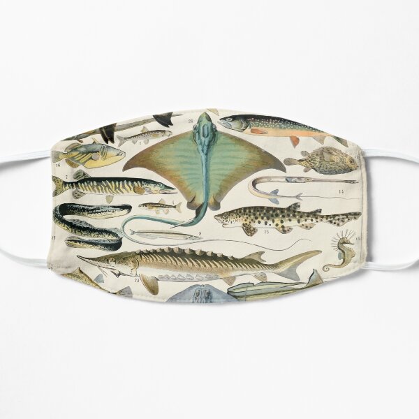Adolphe Millot poissons B Mask