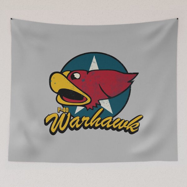 Item preview, P-40 Warhawk Nose Art (distressed) designed and sold by StrongVlad.