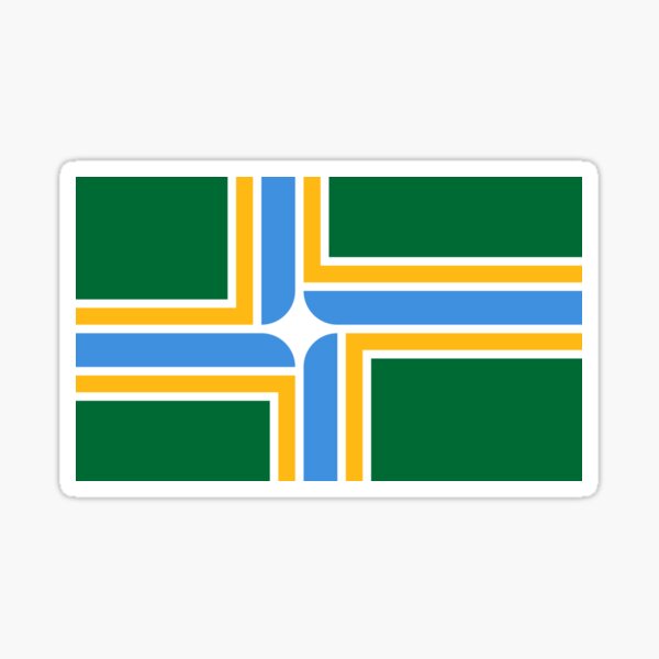 Item preview, Flag of Portland, Oregon designed and sold by brigadeiro.
