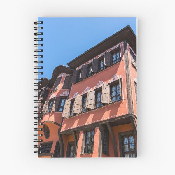 Item preview, Old Town Plovdiv - A Hundred Windows Facade in Rich Orange designed and sold by Georgia Mizuleva.