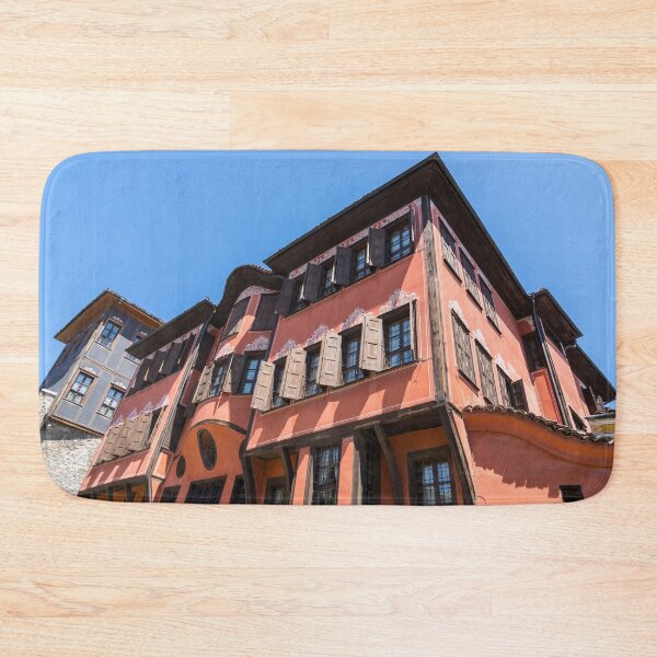 Item preview, Old Town Plovdiv - A Hundred Windows Facade in Rich Orange designed and sold by Georgia Mizuleva.