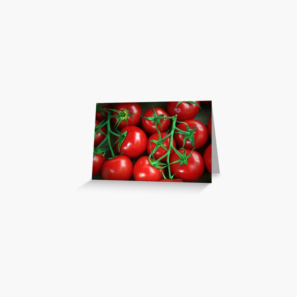 www.lizgarnett.com ... Dinan Tomatoes, Brittany, France Greeting Card