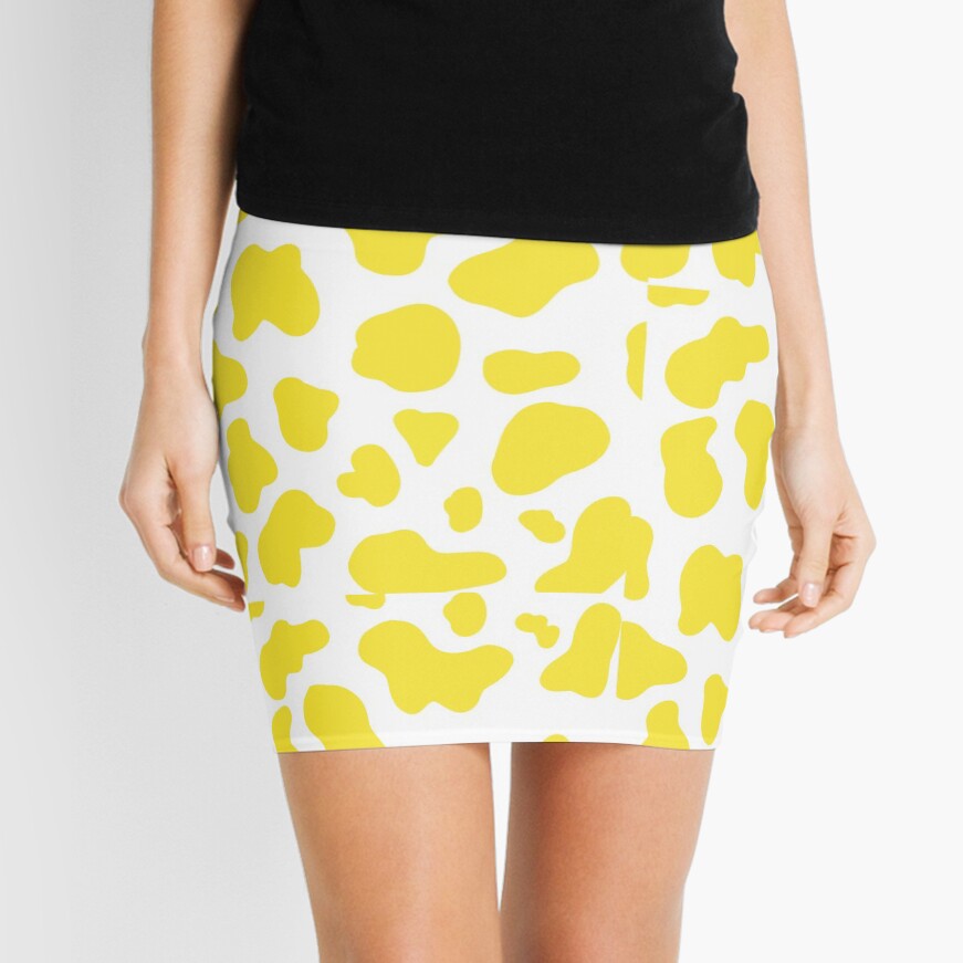 Cow print mini skirt amazon best sale