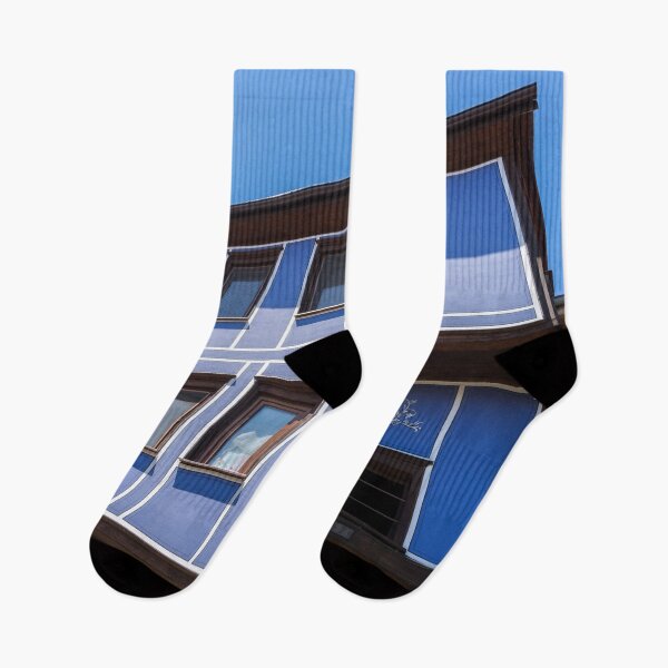 Item preview, Old Town Plovdiv - Classic Blue Facade from 1840 designed and sold by Georgia Mizuleva.