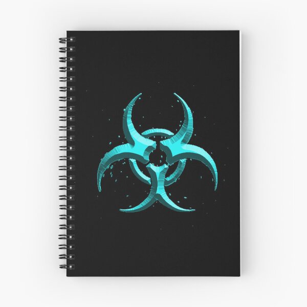 Item preview, Biohazard Symbol Blue designed and sold by ajmcmast.