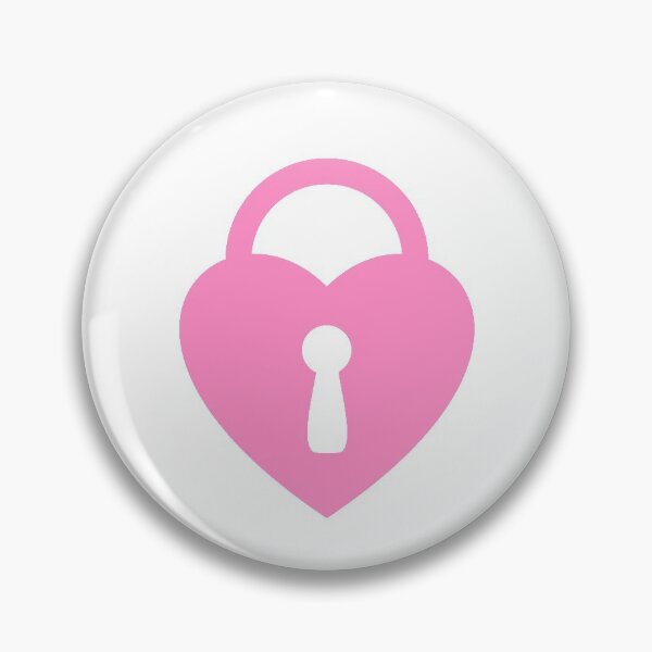 Item preview, Pastel Pink Locked Heart designed and sold by XOOXOO.