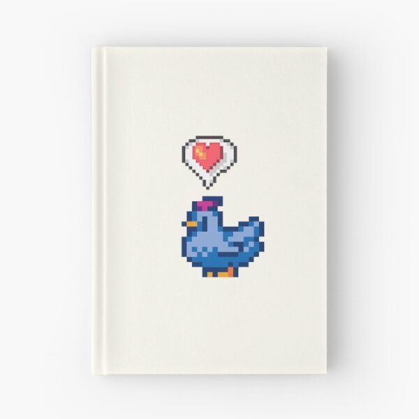 Item preview, Stardew Valley Happy Blue Chicken designed and sold by r9440.