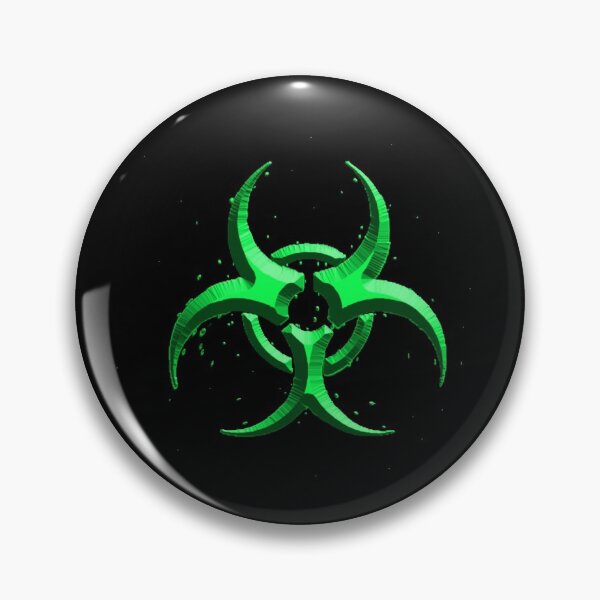 Item preview, Biohazard Symbol Green designed and sold by ajmcmast.