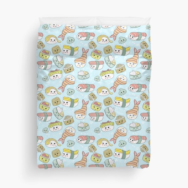 Kawaii Sushi Duvet Cover