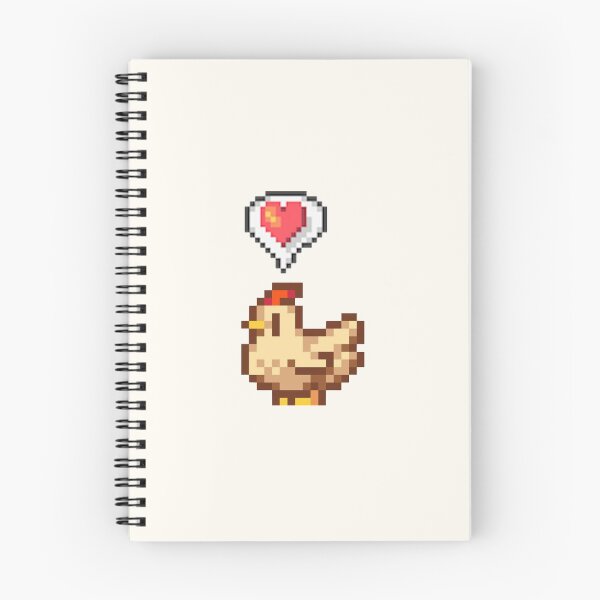 Item preview, Stardew Valley Happy White Chicken designed and sold by r9440.