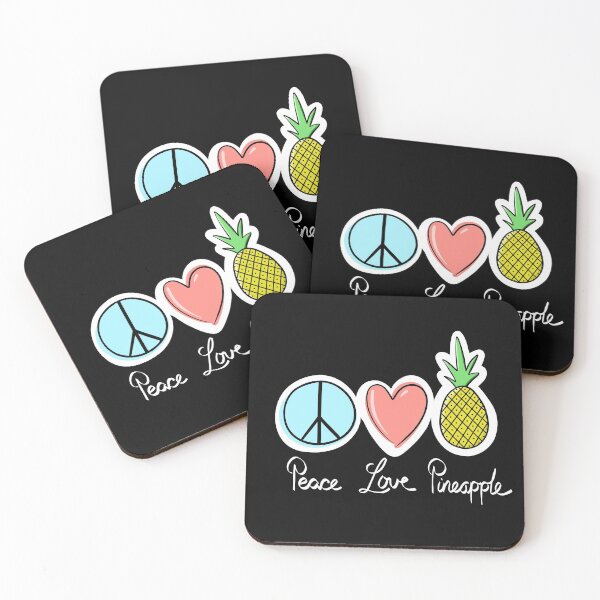 Item preview, Peace Love Pineapple designed and sold by SubtleSplit.