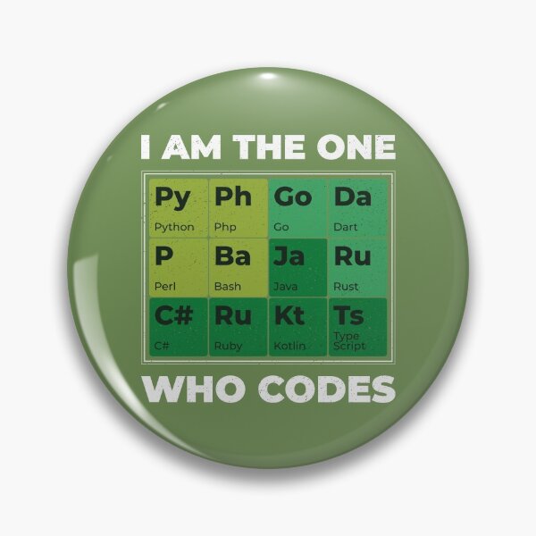 Item preview, Periodic table design of programming , coding languages designed and sold by FFelder.