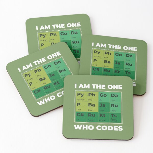 Item preview, Periodic table design of programming , coding languages designed and sold by FFelder.