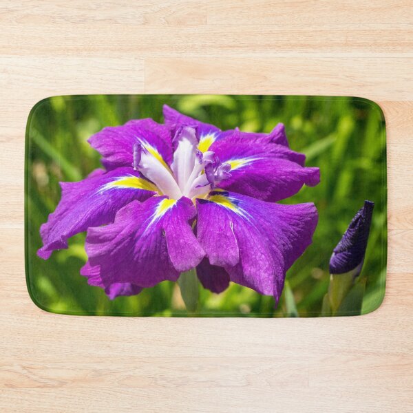 Item preview, Electric Purple Jewel - Japanese Iris Abloom designed and sold by Georgia Mizuleva.