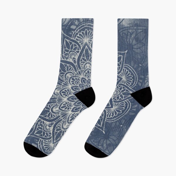 Item preview, Mandala Yoga, Love - Indigo, Navy Blue, Mandala Art Design. designed and sold by meggydesigns.