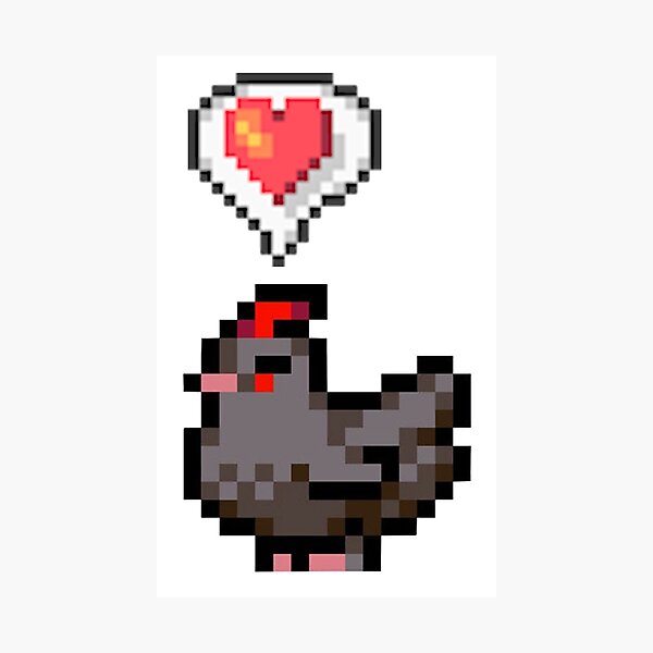 Item preview, Stardew Valley Happy Void Chicken designed and sold by r9440.