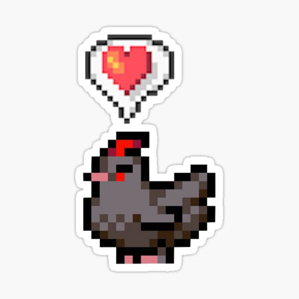 Aperçu de l'œuvre Poulet Happy Void de Stardew Valley créée et vendue par r9440.