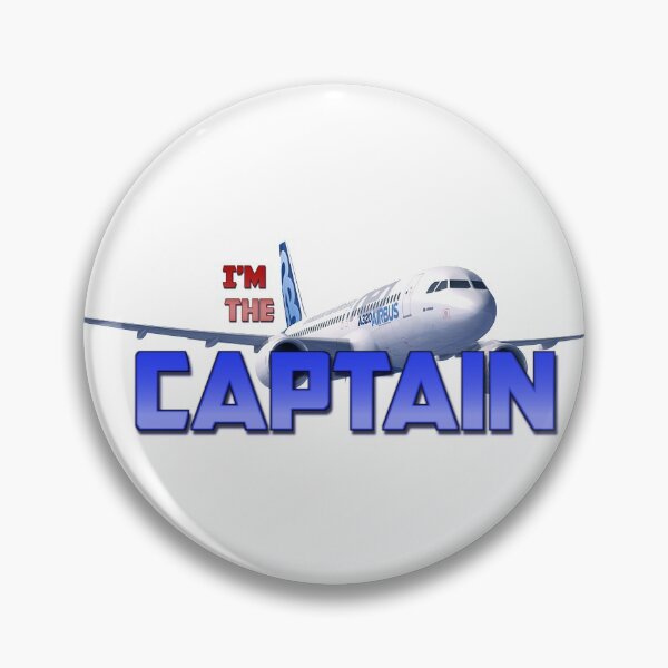 Item preview, A320_i_am_captain_Pilot_Tshirt_latest_design designed and sold by PilotFA.