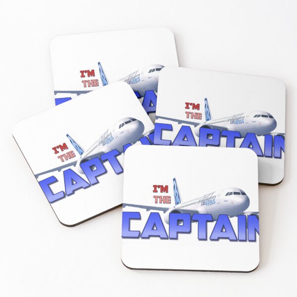 Item preview, A320_i_am_captain_Pilot_Tshirt_latest_design designed and sold by PilotFA.