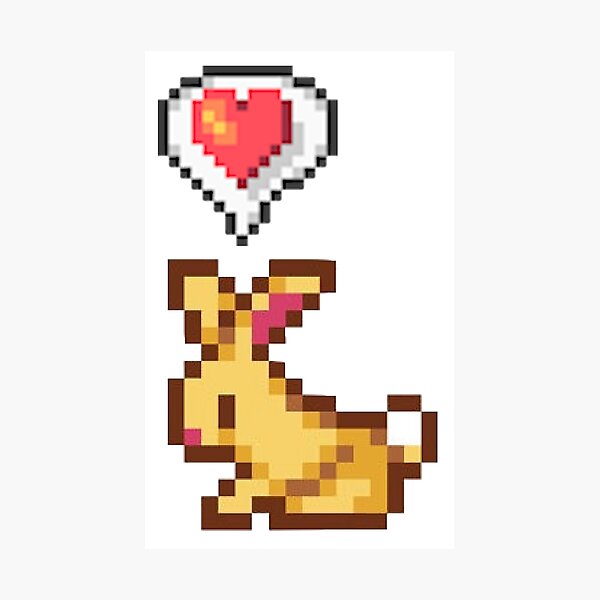 Item preview, Stardew Valley Happy Rabbit Chicken designed and sold by r9440.