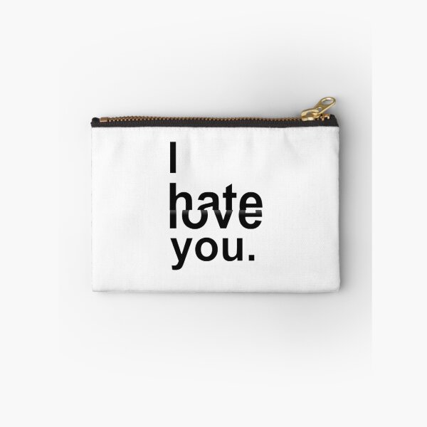 Item preview, I hate you, I hate you, I love you - Digital Drawing - B&W designed and sold by Gatsbird Design.