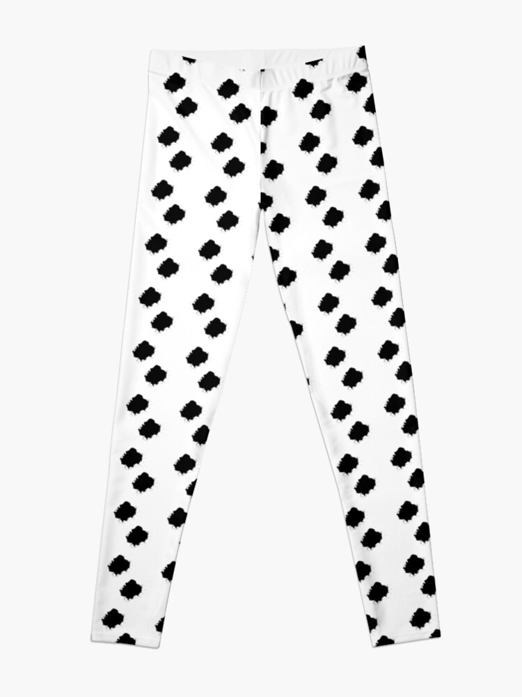 Alternate view of Marko Style Design patterns Black And White Leggings