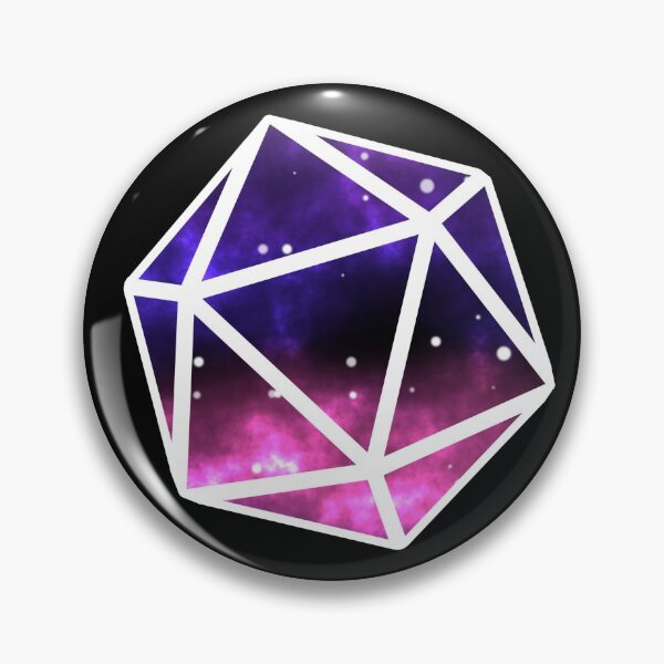Item preview, Galaxy print 20 Sided Die designed and sold by WildRose271.