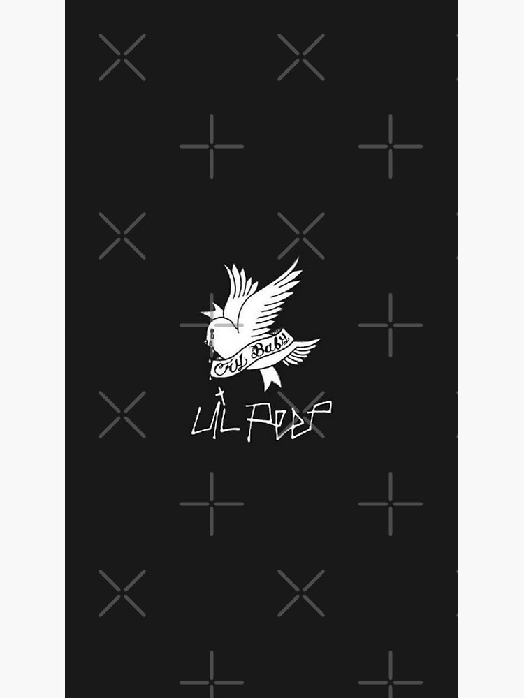 Lil Peep Cry Baby Bird Tattoo Original Design Poster For Sale By Nmrkdesigns Redbubble