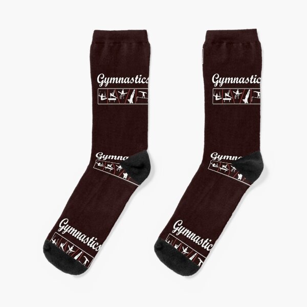 GYMNAST Boys Black Trainer Socks – Sweet & Sassy Personalised