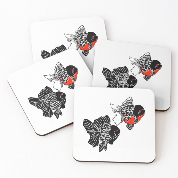 Item preview, Oranda Goldfish Full Black and Tri Color Logo designed and sold by Nosnah.