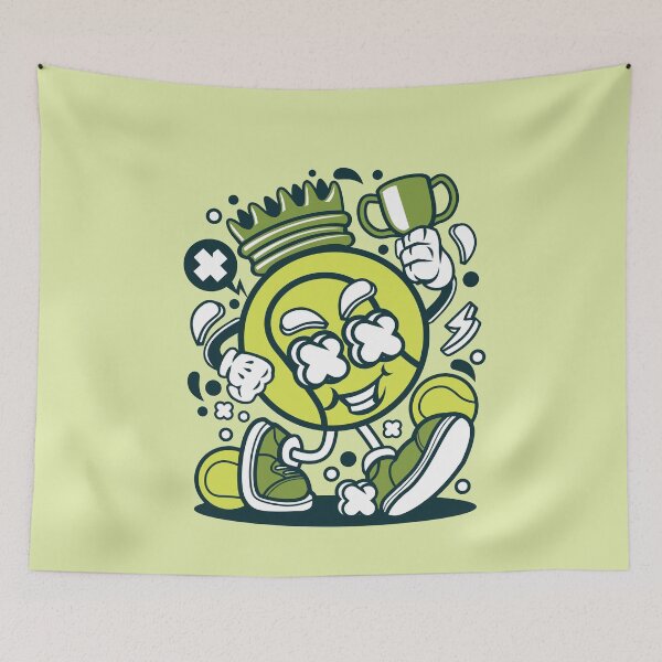 Item preview, Tennis King Fun Sports Character designed and sold by Nickelparis.