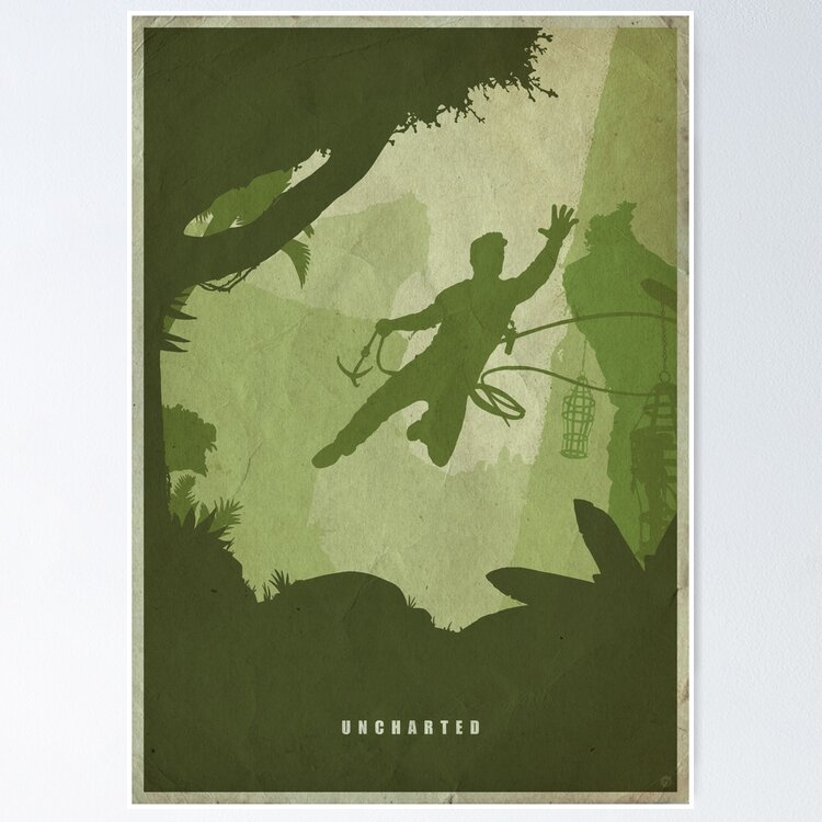 Uncharted 3 - Famous Plane Scene Poster for Sale by UnchartedStore