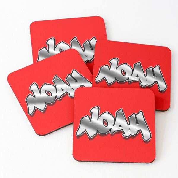 Item preview, "Noah" in Graffiti style metal effect designed and sold by geograffeur.