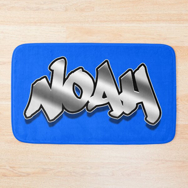 Item preview, "Noah" in Graffiti style metal effect designed and sold by geograffeur.