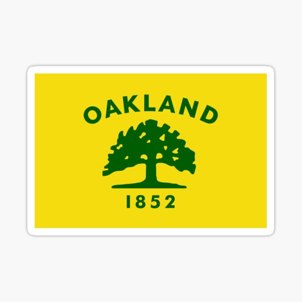 Flag of Oakland Sticker