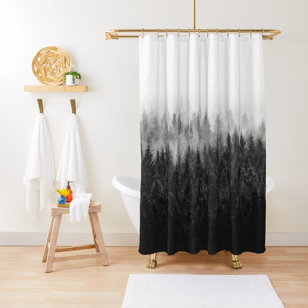 High And Low // A Great Design Shower Curtain
