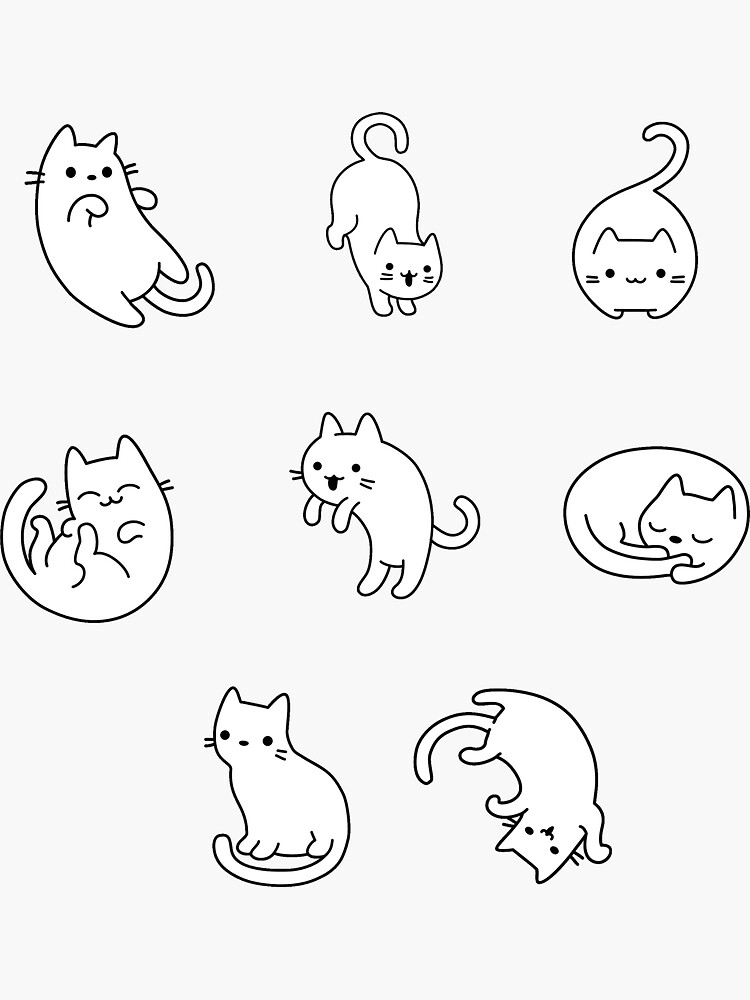 Black White Cat Pack by sifasunny