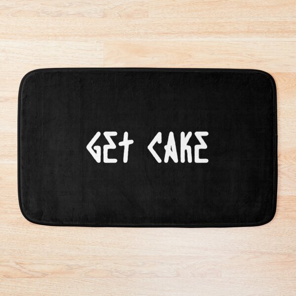 Item preview, Lil Peep Get Cake Original Tattoo Design in white text designed and sold by nmrkdesigns.
