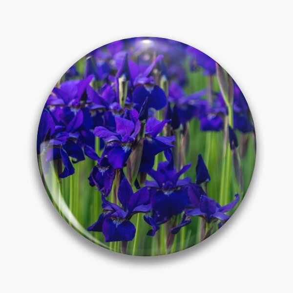 Item preview, A Garden for Vincent Van Gogh - Indigo Purple Irises Springtime Abundance - Take Two designed and sold by Georgia Mizuleva.