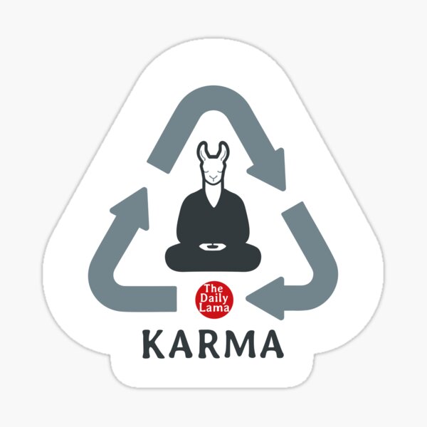 Keep Your Karma Clean Recycle Motivational Stock Vector (Royalty Free)  1454815661